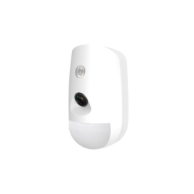Detector PIR wireless  Hikvision DS-PDPC12PF-EG2-WE(B), frecventa de operare: 868MHz, Tri-X Wireless, raza dedetectie: 12M, ungh