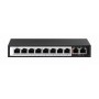 Extralink CERES  PoE Switch  8x 100Mb/s PoE/PoE+ 2x RJ45 Uplink 100Mb/s 96W