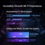 BE9300 Tri-Band Wi-Fi 7 Bluetooth PCI Express Adapter SPEED: 5760 Mbps at 6 GHz + 2880 Mbps at 5 GHz + 688 Mbps at 2.4 GHz SPEC: