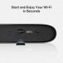 MERCUSYS 4G LTE MOBILE WI-FI MT110, Standarde wireless: IEEE 802.11a/b/g/n 2.4 GHz, dimensiuni: 111*70*23.8 mm, 1 Nano SIM card 