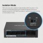 Mercusys Desktop Switch MS106LP 6 porturi 10/100Mbps, Standarde si protocoale  IEEE 802.3x Flow Control, 4 porturi POE, buget PO