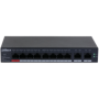 Dahua 10-Port Cloud Managed Desktop Gigabit Switch cu 8-Port PoE, CS4010-8GT-110, Interfata: Port 1-8: 8 × RJ-45 10/100/1000 Mbp