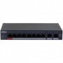 Dahua 10-Port Cloud Managed Desktop Gigabit Switch cu 8-Port PoE, CS4010-8GT-110, Interfata: Port 1-8: 8 × RJ-45 10/100/1000 Mbp