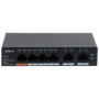 Dahua desktop switch, 6 porturi Gigabit, 4 porturi POE, CS4006-4GT-60, Port 1-4: 4 × RJ-45 10/100/1000 Mbps (POE),  Port 5-6: 2 