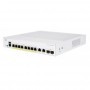 Switch  CISCO CBS250-8P-E-2G, 8 PORTURI 10/100/1000, 2 x SFP, POE 60w, Buffer: 1.5 Mb, Flash 256Mb, CPU: 800 MHz ARM , DRAM: 512
