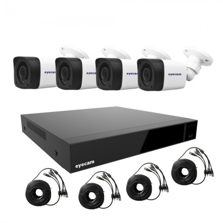 EyecamSistem supraveghere video 5MP 4 camere Eyecam