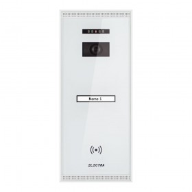 ELECTRAPanou video exterior Electra Smart 1 familie montaj aparent - alb