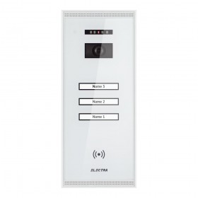 ELECTRAPanou video exterior Electra Smart 3 familii montaj aparent - alb