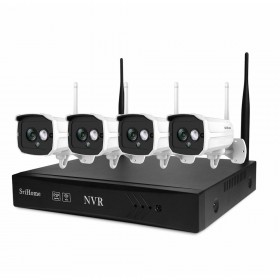 SISTEM SUPRAVEGHERE VIDEO IP WIRELESS NVR 4 CAMERE SRICAM NVS001